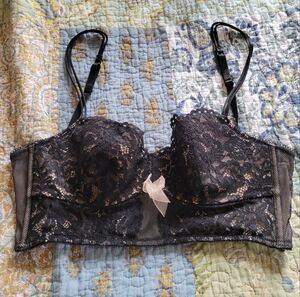 B. Tempt'd | Black Lace Bra Top